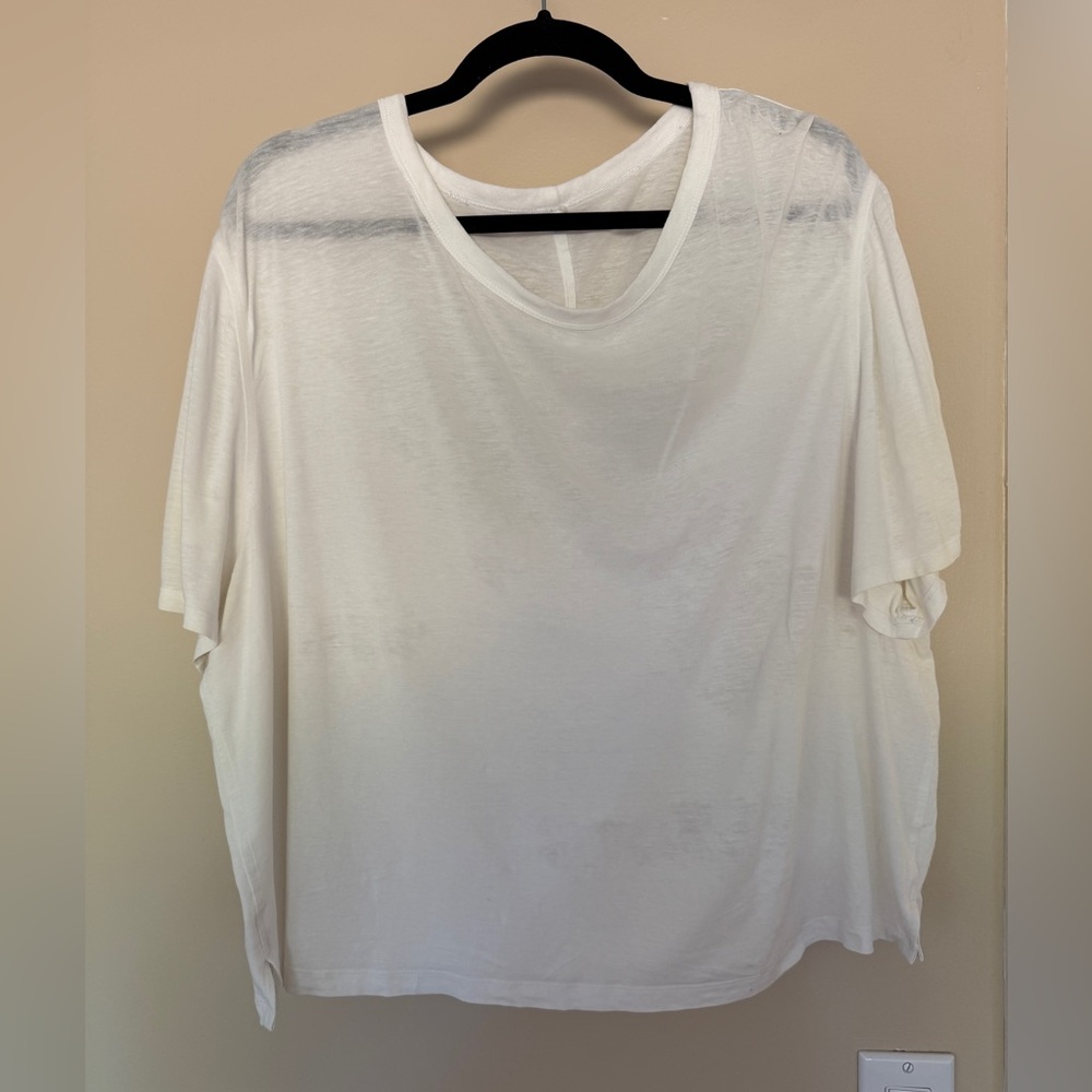 Sheer Lululemon Workout Cotton Top
